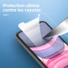 NEW'C Lot de 4, 2 x Verre Trempé pour iPhone 11 et 2 x Protection Caméra Arrière -sans Bulles d'air -Ultra Résistant - Dureté 9H