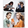 TOCOL Coque Magnétique pour iPhone 17 6,3 Pouces, Compatible avec MagSafe, Anneau Magnétique Intégré, Protection de l'objectif a