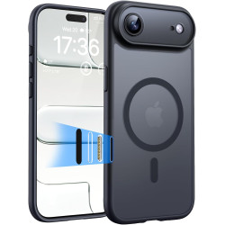 TOCOL Coque Magnétique pour iPhone Air 6,5 Pouces, avec Boutons de Contrôle de la Caméra, Compatible avec MagSafe, Anneau Magnét