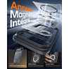 TOCOL Coque Magnétique pour iPhone Air 6,5 Pouces, avec Boutons de Contrôle de la Caméra, Compatible avec MagSafe, Anneau Magnét