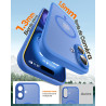 TOCOL Coque Magnétique pour iPhone 16 6,1 Pouces, Compatible avec MagSafe, Protection de l'objectif améliorée, Coque Mat Translu