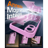 TOCOL Coque Magnétique pour iPhone 16 6,1 Pouces, Compatible avec MagSafe, Protection de l'objectif améliorée, Coque Mat Translu