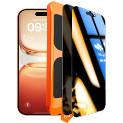 TOCOL Verre Trempé Anti Espion pour iPhone 17 Pro Max, iPhone 16 Pro Max, Véritable Anti-Espion à 25°, Dépoussiérage Automatique