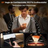 TOCOL Verre Trempé Anti Espion pour iPhone 17 Pro Max, iPhone 16 Pro Max, Véritable Anti-Espion à 25°, Dépoussiérage Automatique