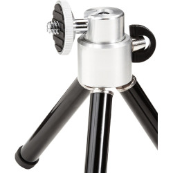 Amazon Basics Mini Trépied Léger 19,0cm, Extensible, Compatible avec les Petits Appareils (Support de Téléphone et Télécommande 