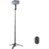 Amazon Basics Perche à Selfie de 91,0cm pour Téléphone, Trépied Portable et Extensible, avec Télécommande sans Fil, Noir