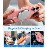 Magnétique Coque pour iPhone 16 avec 1 Verre Trempé, Compatible avec MagSafe, Protection Contre Les Chutes de qualité Militaire,