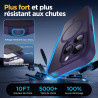 Oududianzi-Coque pour iPhone 15 Pro Compatible avec MagSafe Magnétique, Housse de Arrière Translucide Givrée PC, TPU Silicone Bu