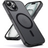 Oududianzi - Coque pour iPhone 15 Compatible avec MagSafe Magnétique, Housse de Arrière Translucide Givrée PC, TPU Silicone Bump