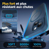 Oududianzi - Coque pour iPhone 15 Compatible avec MagSafe Magnétique, Housse de Arrière Translucide Givrée PC, TPU Silicone Bump