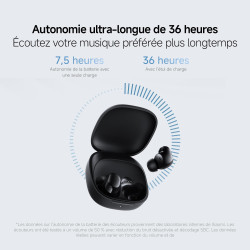 Xiaomi rougemi buds 6 play–casque sans fil bluetooth,ecouteurs bluetooth,conducteurs 10 mm,5 modes eq,jusqu'à 7.5h+36h autonomie