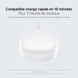 Xiaomi rougemi buds 6 play–casque sans fil bluetooth,ecouteurs bluetooth,conducteurs 10 mm,5 modes eq,jusqu'à 7.5h+36h autonomie