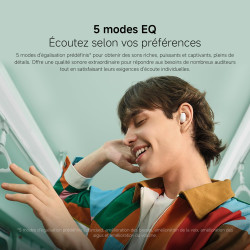 Xiaomi rougemi buds 6 play–casque sans fil bluetooth,ecouteurs bluetooth,conducteurs 10 mm,5 modes eq,jusqu'à 7.5h+36h autonomie