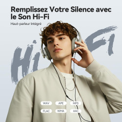 Agptek 64go mp3 bleutooth avec haut-parleur, 2.4" grand écran lecteur mp3 en métal qualité sonore hifi audio mp4 baladeur sport 