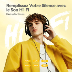 Agptek 64go mp3 bleutooth avec haut-parleur, 2.4" grand écran lecteur mp3 en métal qualité sonore hifi audio mp4 baladeur sport 