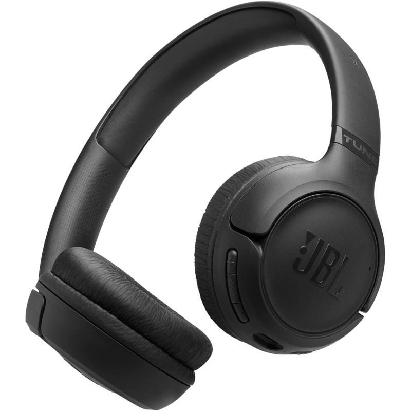 Jbl tune 530 bt, casque audio sans fil, léger et confortable, bleutooth 6.0, autonomie jusqu'à 76 h, charge rapide, design pliab