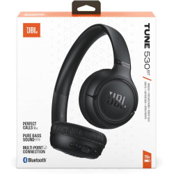 Jbl tune 530 bt, casque audio sans fil, léger et confortable, bleutooth 6.0, autonomie jusqu'à 76 h, charge rapide, design pliab
