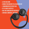 Jbl tune 530 bt, casque audio sans fil, léger et confortable, bleutooth 6.0, autonomie jusqu'à 76 h, charge rapide, design pliab