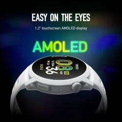 COROS Pace 4 Montre Sport Ultralégère, Écran Tactile AMOLED 1,2", 32g Montre Running, 19 Jours d'autonomie, Contrôle Vocal, Outi