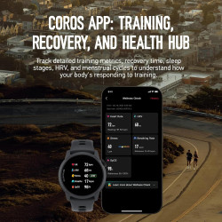 COROS Pace 4 Montre Sport Ultralégère, Écran Tactile AMOLED 1,2", 32g Montre Running, 19 Jours d'autonomie, Contrôle Vocal, Outi