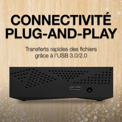 Seagate Desktop 8To, Disque Dur Externe, USB 3,0 pour PC Laptop et Mac, Services Rescue (STGY8000400)
