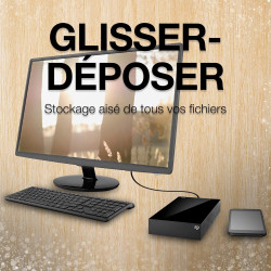 Seagate Desktop 8To, Disque Dur Externe, USB 3,0 pour PC Laptop et Mac, Services Rescue (STGY8000400)