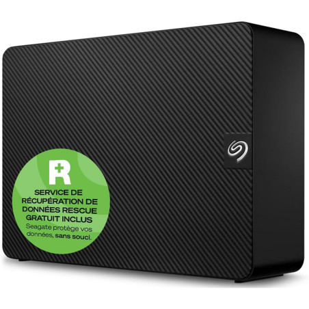 Seagate Expansion 26To Disque Dur Externe HDD - USB 3.0, avec Rescue Data Recovery Services (STKP26000400)