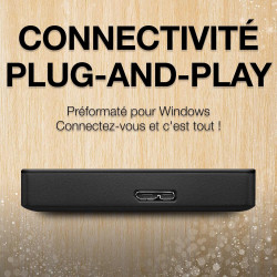 Seagate Portable Amazon Special Edition 1To, USB 3,0 Portable Disque dur externe pour Mac, PC, Services Rescue (STGX1000400)