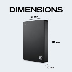 Seagate Portable Amazon Special Edition, 4To, USB 3.0 Portable Disque dur externe pour Mac, PC, Data Rescue Service (STGX4000400