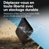 Crucial X10 2To Disque SSD Externe Portable, Jusqu’à 2100Mo/s, USB-C 3.2 Gen2, Résistance à la poussière et à l'eau classée IP65