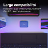 Crucial X10 1To Disque SSD Externe Portable, Jusqu’à 2100Mo/s, USB-C 3.2 Gen2, Résistance à la poussière et à l'eau classée IP65