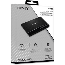 PNY CS900 SSD Interne SATA III, 2.5 Pouces, 1To, Vitesse de Lecture jusqu'à 535MB/s