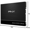 PNY CS900 SSD Interne SATA III, 2.5 Pouces, 240Go, Vitesse de Lecture jusqu'à 535MB/s