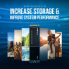 PNY CS900 M.2 SATA III SSD Interne 500Go, Vitesse de Lecture jusqu'à 550 Mo/s, Vitesse d'Ecriture jusqu'à 500 Mo/s