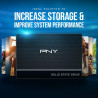 PNY CS900 SSD Interne SATA III Disque SSD, 2.5 Pouces, 2To, Vitesse de Lecture jusqu'à 550MB/s
