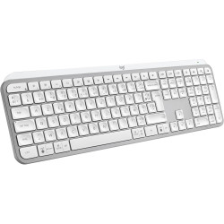 Logitech mx keys s clavier sans fil rechargeable usb c, clavier silencieux, rétroéclairé, touches ergonomiques et programmables,