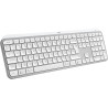 Logitech mx keys s clavier sans fil rechargeable usb c, clavier silencieux, rétroéclairé, touches ergonomiques et programmables,