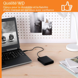 WD 6 to Elements Disque Dur Portable Externe, USB 3.0, Plug-and- Play, formaté pour Windows, Noir