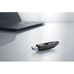 Sandisk 64gb ultra usb flash drive usb 3.0 up to 130 mb/s read, noir, (pack of 1) (lot de 2)