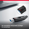 SanDisk 256Go Ultra Flash Drive Clé USB, des vitesses allant jusqu'à 130 Mo/s, USB 3.0, Noir