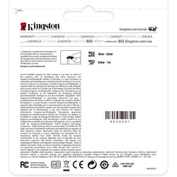 Kingston Canvas Select Plus Carte MIcro SD SDCS2/64GB-2P1A Class 10 (2x cards,SD Adaptateur inclus)
