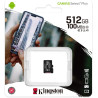 Kingston Canvas Select Plus Carte MIcro SD SDCS2/512GBSP Class 10