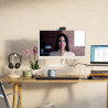 Logitech Brio 100 Webcam Full HD pour réunions/Streaming, équilibre Auto de l'éclairage, Micro intégré, volet de confidentialité