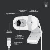 Logitech Brio 100 Webcam Full HD pour réunions/Streaming, équilibre Auto de l'éclairage, Micro intégré, volet de confidentialité