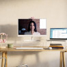 Logitech Brio 100 Webcam Full HD pour réunions/Streaming, équilibre Auto de l'éclairage, Micro intégré, volet de confidentialité