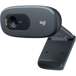 Logitech C270 Webcam Streaming HD, 720p/30ips, Appel Vidéo HD Large Champ de Vision, Correction de la Lumière, Micro Antiparasit