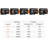 Amazon Basics Carte Mémoire microSDXC avec Adaptateur Grande Taille, A2, U3, Vitesse de Lecture Jusqu’à 100Mbit/s, 256Go, Noir