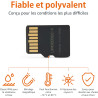 Amazon Basics Carte microSDXC de 512 Go avec Adaptateur, Vitesse de Lecture jusqu’à 200 Mo/s, Lot de 1
