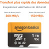 Amazon Basics Carte microSDXC de 1 To avec Adaptateur, Vitesse de Lecture jusqu’à 200 Mo/s, Lot de 1