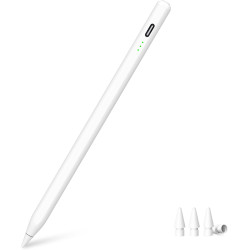 Stylet pour iPad 9e/10e Génération, Charge Rapide en 13 Minutes, Pencil pour Apple iPad (2018-2025) 10/9/8/7/6e Génération, iPad